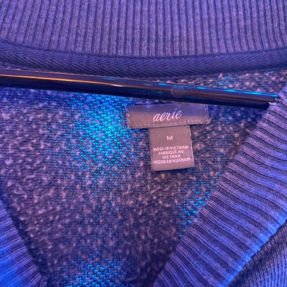 Aerie Women's Grey and Blue Jumper - Picture 2 of 2